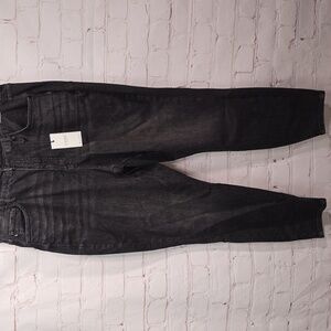 Judy Blue Faded Black Denim Tummy Control High Waist Skinny Fit Jean Size 18W